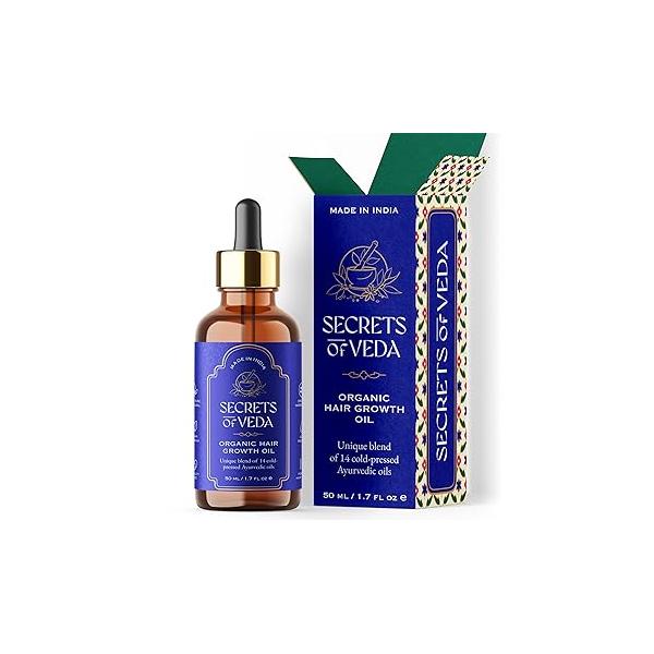 Indian Ayurveda Hair Oil- Organic Castor oil, Jojoba Amla, Ashwagandha & Rosemary oil for hair growth- Repairing scalp treatment, Nourishes Split Ends Dry Scalp