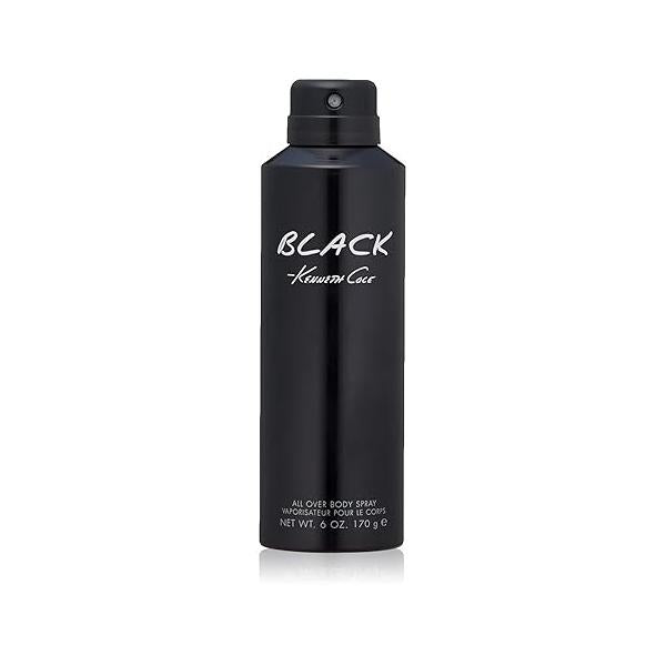 Kenneth Cole Black Body Spray for Men, 6.0 Fl Oz