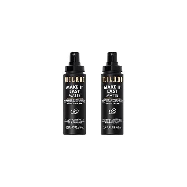 Milani Setting Spray + Primer, Make It Last Original - Natural Finish with Niacinamide for Hydration, Makeup and Face 3-in-1 Prime Hydrate Set, 2.03 Fl. Oz