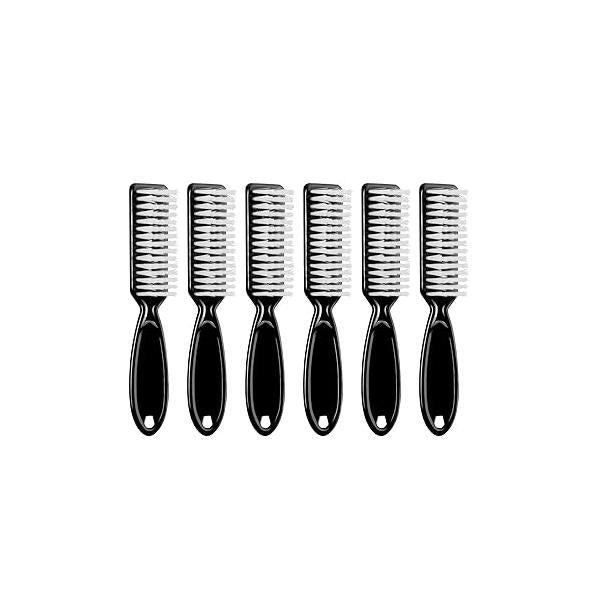 HOFASON 6 Pack Nail Brush for Cleaning Fingernails, Handle Grip and Toenail Foot, Dust Manicure Pedicure Tools Scrubbing Women Men Home Salon (Macaron)