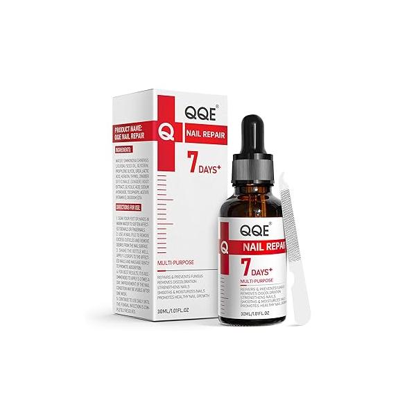 Toenail Fungus Treatment Extra Strength, 7 Days Nail for Fingernails, Treats Under & Around Nail, Damaged Nails, Discoloration, Repair Thick, Nails,1.01Fl.oz
