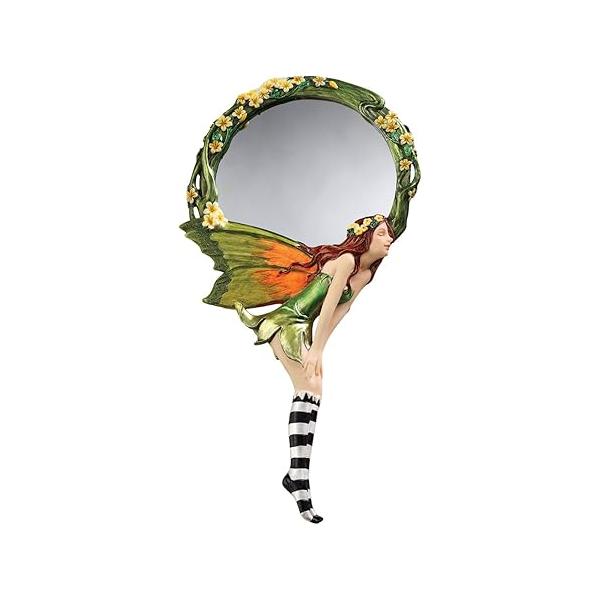 Design Toscano QS329053 Lochloy House Fairy Hand Mirror,Full Color