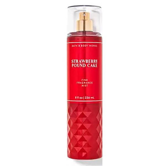 Bath & Body Works Fine Fragrance Spray Mist 8 fl oz / 236 mL (Strawberry Pound Cake) Packaging Varies