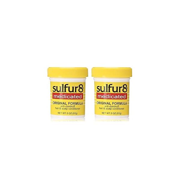 Sulfur8 Medicated Original Formula Anti-Dandruff Hair & Scalp Conditioner, 2 OZ - Pack