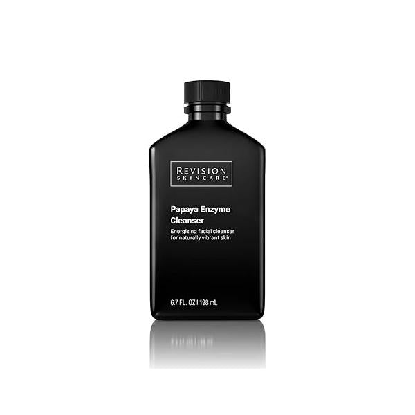 Revision Skincare Papaya Enzyme Cleanser, Energizing Facial Cleanser with Salicylic Acid, Soothing and Exfoliating