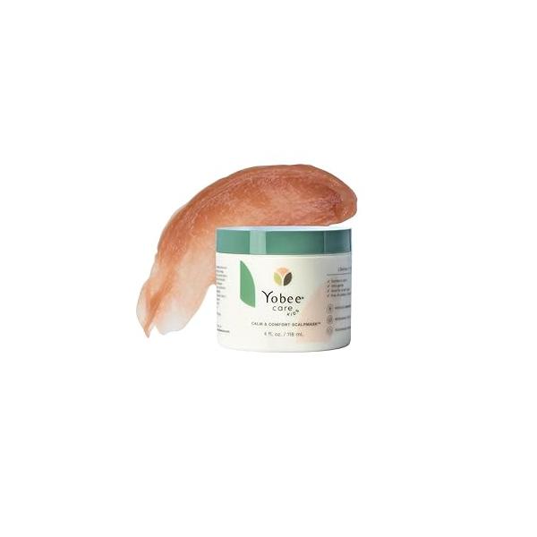 Yobee Restorative Scalp Mask - Dry Treatment Hair Probiotic Extracts, Organic Honey, Turmeric, Vitamin B12 Natural Dry, Itchy, Sensitive and Dandruff Relief for Adults, 4 fl oz