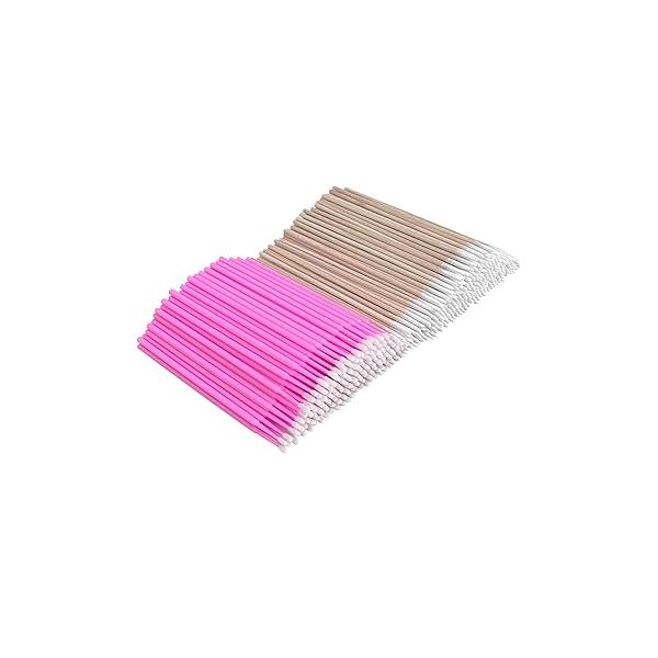 Micro Brushes, Microswabs For Eyelash Extensions & Makeup, Lint Free Lip Applicator Brush, Disposable Swabs, Eye Lash Mascara Wands