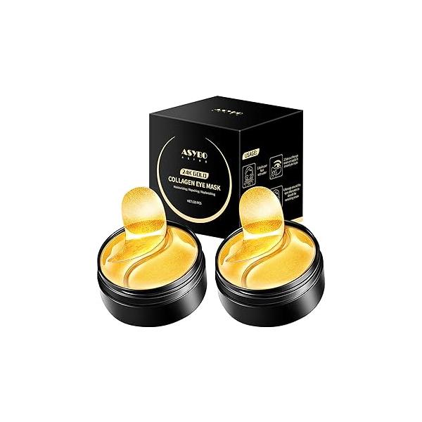 Under Eye Patches, 120 Pcs Golden Mask, Treatment Mask for Bags, Dark Circles, Puffy Eyes, Fine Lines, Anti-Aging and Anti-Wrinkle, Collagen Skincare