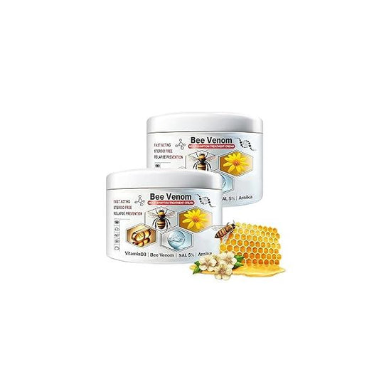 Bee Venom Skin Treatment Cream, New Professional Repair Cream for Women All (2 Bottles)