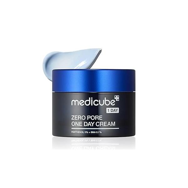 Medicube Zero Pore One-Day Cream 1.7 fl.oz - Visibly Smaller Pores, Controls Excess Oil Refining with Panthenol, Salicylic Acid, and Niacinamide Korean Skincare