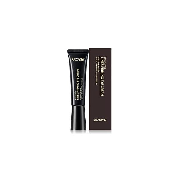 Under Eye Cream For Dark Circles, Puffiness and Wrinkles, Hyaluronic Acid + Peptide Caffeine Anti Aging, Hydrating Care, 20ml/0.67 fl oz
