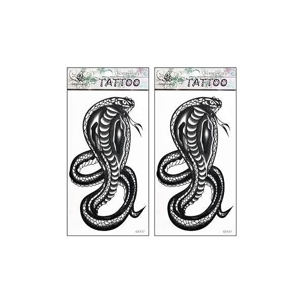 Tattoos 2 Sheets Angel Wings Cartoon Tattoo Art Fashion Temporary Body Stickers Fake Waterproof Removable Party for Teens Men Women (08)