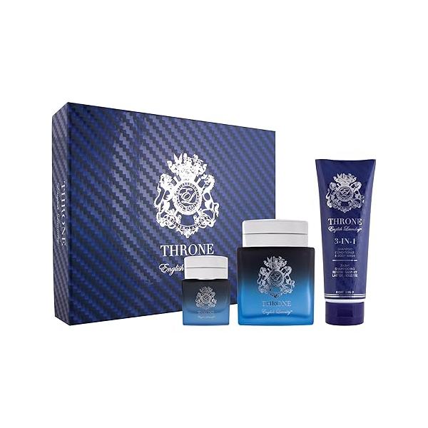 English Laundry Throne 3 Piece Gift Set, 3.4 oz.