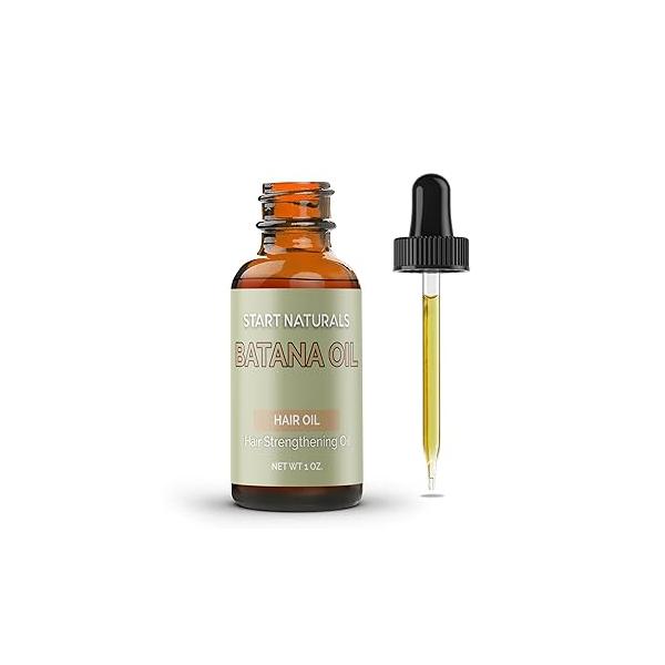 START NATURALS- Batana Oil for Hair Strength, Dr. Sebi 100% Pure & Natural from Honduras | Promotes Wellness Men Women (Oil), Gold