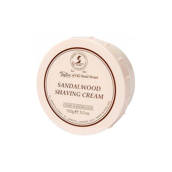 Taylor of Old Bond Street Sandalwood Shaving Cream Bowl, 5.3-Ounce