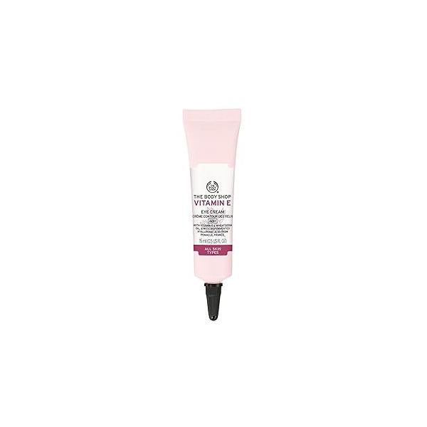The Body Shop Vitamin E Eye Cream - Reduces the Appearance of Fine Lines Refreshes & Hydrates For All Skin Types Vegan 0.5 oz