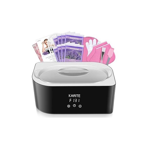 Paraffin Wax Machine for Hand and Feet - Karite Bath 4000ml Warmer Moisturizing Kit Auto-time Keep Warm