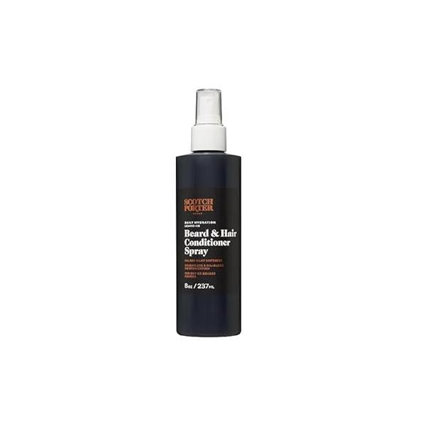 Scotch Porter Daily Hydration Conditioner Spray for Beard & Hair | Coconut, Avocado More 8oz Bottle with Pump