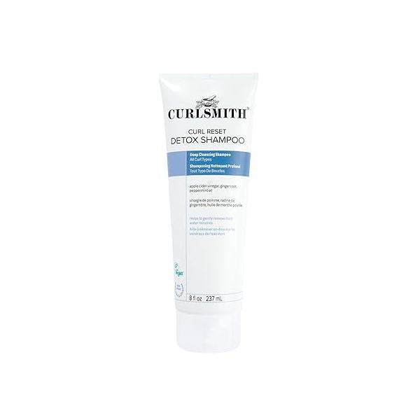 CURLSMITH Detox Shampoo - Clarifying for All Hair Types Removes Build-Up to Refresh & Revive Curls (8 oz)