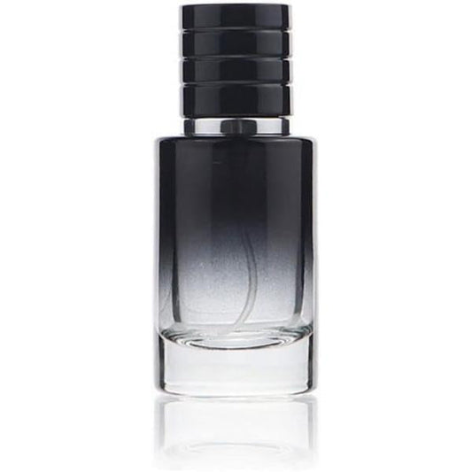 Black Perfume Atomizer Portable High-Grade Glass Spray 30ml Refillable Small Bottle Travel Cosmetics Outdoor Dispensing Mini Bottle,Refillable Containers,Refillable Cosmetic Bottles
