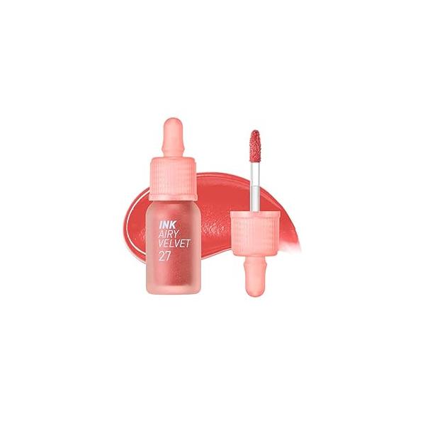 Peripera Ink Airy Velvet Lip Tint, Liquid (021 FLUFFY PEACH)