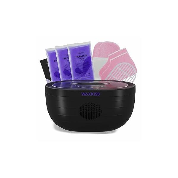 Paraffin Wax Machine for Hand and Feet,Paraffin Baths Kit with Refills, Safety Material 3L Moisturizing Hydration