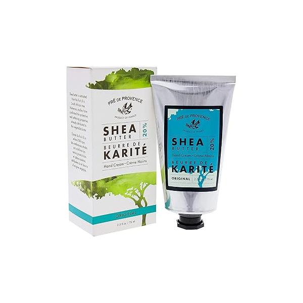 Pre de Provence Beurre De Karité Moisturizing Collection, Shea Butter Enriched Nourishing, Hand Cream, 75ML, Original