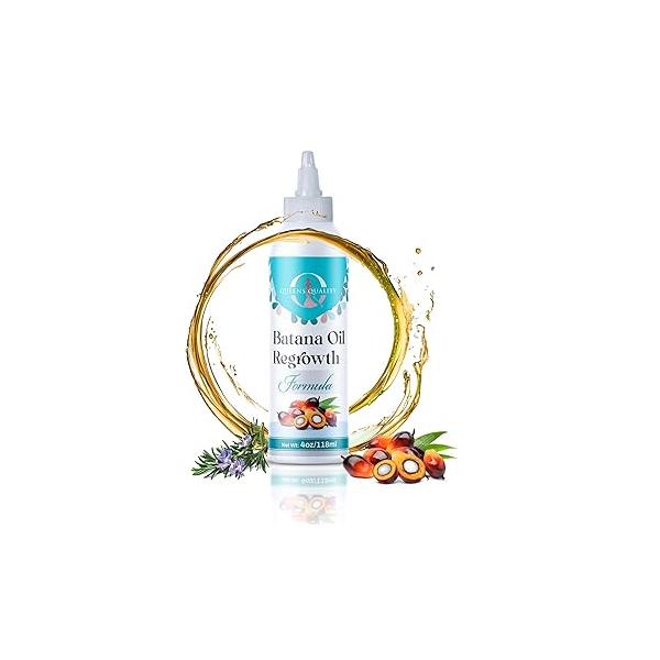Batana Oil Hair Growth Formula - 100% Unrefined Natural Treatment with Potent Blended Oils Promotes Thicker Hair, Reduces Thinning & Repairs Scalp Damage 4oz”