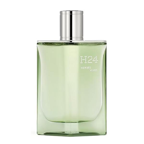 Hermes H24 Herbes Vives Eau De Parfum Rechargeable Spray for Men, 3.4 Ounce