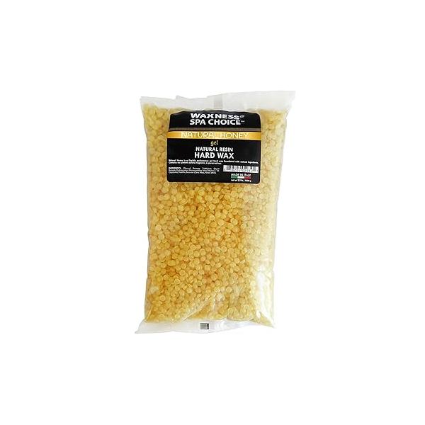 Waxness Spa Choice Natural Honey Gel Hard Wax Beads 2.2 lb / 1 kg