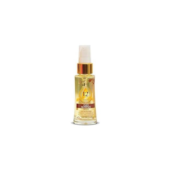 L'MAR Nutritive Argan Oil Hair Treatment with 12 Natural Oils Elixir for Softer and Healthier Hair, contains Shea Butter Coconut