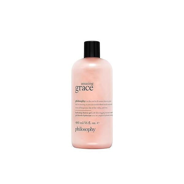 philosophy amazing grace hydrating bath & shower gels - efficiently cleanses, soothes comforts dry skin vegan formula