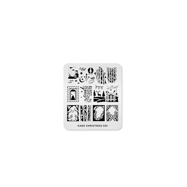 Nail Stamping Plate Christmas Halloween Art Plates Image Transfer Template Manicure Stencils Printing DIY Tool (Halloween 011)