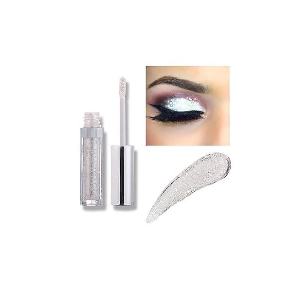 Glitter Eyeshadow，Makeup For Eyes Liquid Shimmer Sparkle Glow Light Colors Pencil Stick Shiny Long Lasting Waterproof Shining Eye Shadow Sets Metallic Pigments Metals Gloss Sparkling Pen Kit (A101)