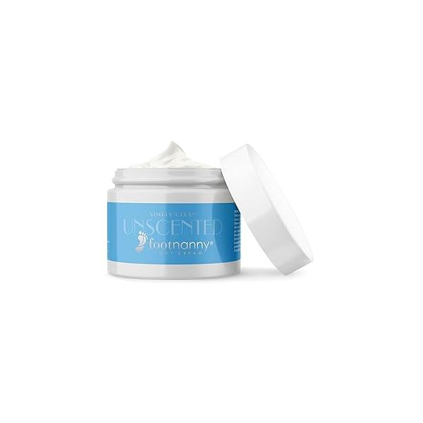Footnanny - Unscented Foot Cream Soothes Cracked Heels and Dead Skin with an Old Fashion, Invigorating Formula