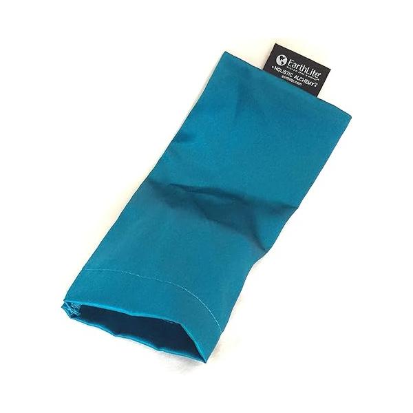 EARTHLITE Silk Eye Pillow Case - Holistic Alchemy line, 100% Pure Silk, Washable & Sanitary, Cooling Soothing (Case only)
