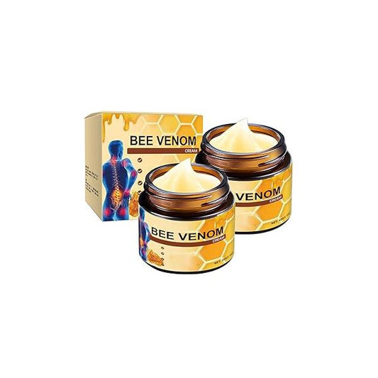 Bee Venom Joint Gel, Professional Ointment,Bee Cream,Bee and Bone Cream for Back, Knee, Hands, Neck, Feet -60g (2PCS)