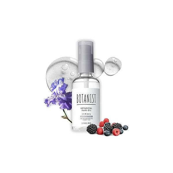 Organic Hair Oil for Frizzy, Tangled, Damaged, Dry Women & Men, Natural Scalp Spray with Micro-Protein Plant Extracts, Care from Japan, SMOOTH, Pear Jasmine 2.7 Fl Oz