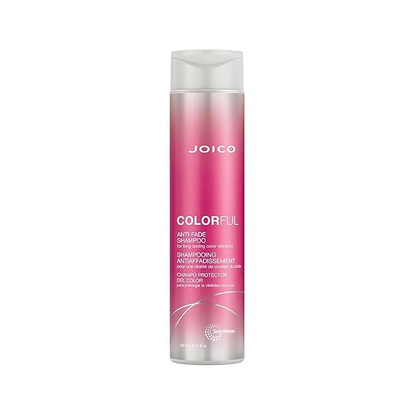 Joico Colorful Anti-Fade Shampoo | For Color-Treated Hair Preserve Color & Vibrancy Long-Term Boost Shine Reduce Breakage Sulfate Free With Camellia Oil Pomegranate Extract