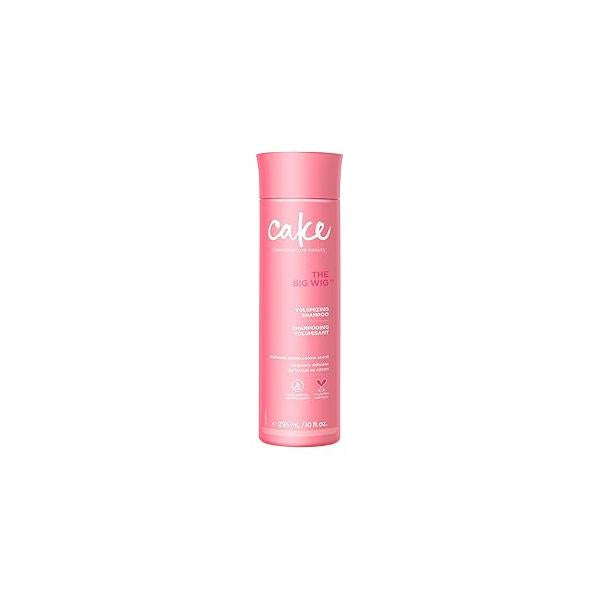 Cake Beauty Shampoo, The Big Wig - Weightless Cleansing and Nourishing With Aloe Vera Rice & Soy Protein For All Hair Types 10 Fl Oz / 295 ml