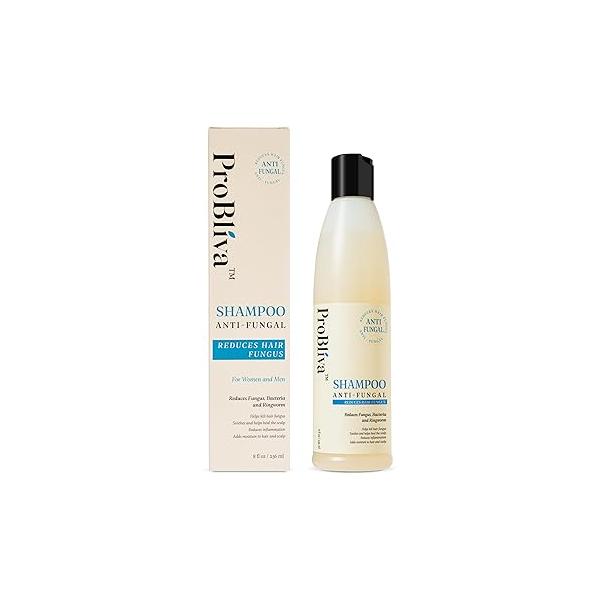 ProBliva Fungus Shampoo for Itchy Scalp and Hair Care - Helps Calm & Soothe with Natural Ingredients Emu Oil, Jojoba Coconut Oil