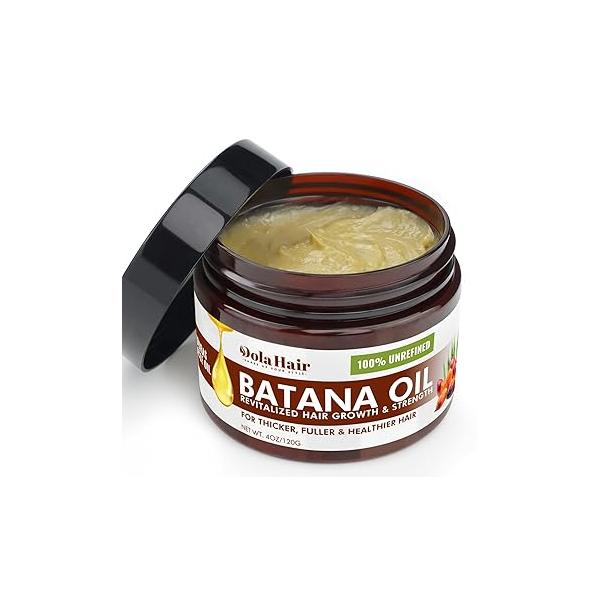 Batana oil Pure Butter Oil for Hair Growth, 100% Natural, Nourishes Damaged Hair, Prevents Loss & Conditions