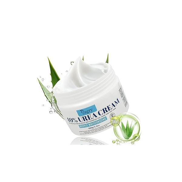 Urea Cream 40 Percent for Feet Maximum Strength, Foot Dry Cracked Heels Knees Elbows Hands, 40% Deep Moisturizes, Callus Remover, Heel Crack Repair