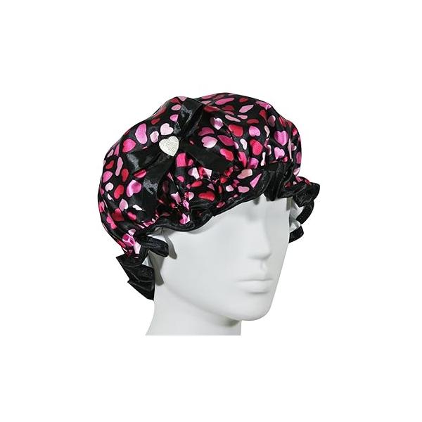 Stylish Satin Shower Cap - Zebra
