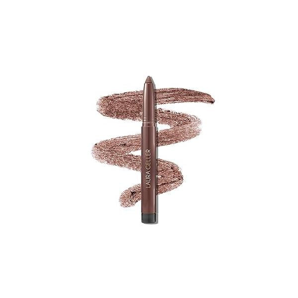 LAURA GELLER NEW YORK Kajal Longwear Kohl Eyeliner Pencil with Caffeine, Smooth & Blendable Makeup, Dark Brown
