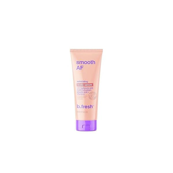 B.TAN Exfoliating Body Lotion | Smoothing Serum - Moisturizing & Hydrating, Refines Restores Skin Texture Fine Lines, Infused With Hyaluronic Acid + Vitamin E for Ultra Dry Skin, 8 Fl Oz