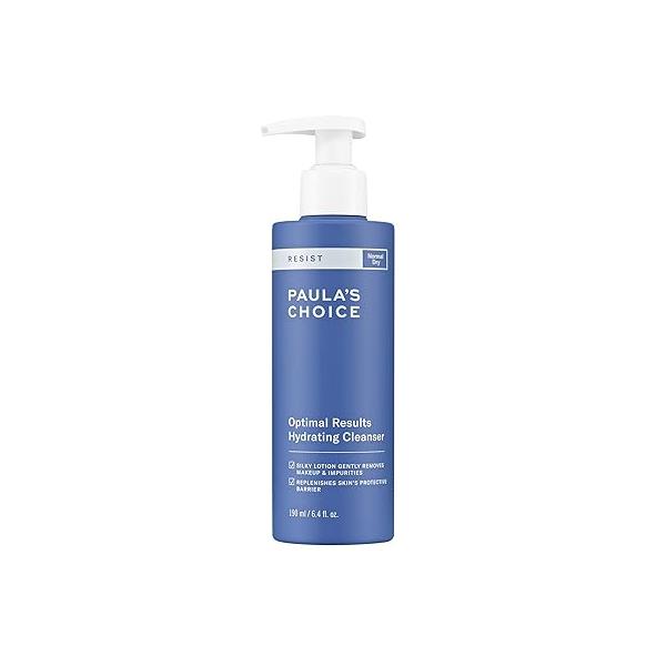 Paula's Choice RESIST Optimal Results Hydrating Cleanser, Green Tea & Chamomile, Anti-Aging Face Wash, Dry Skin, 6.4 Ounce