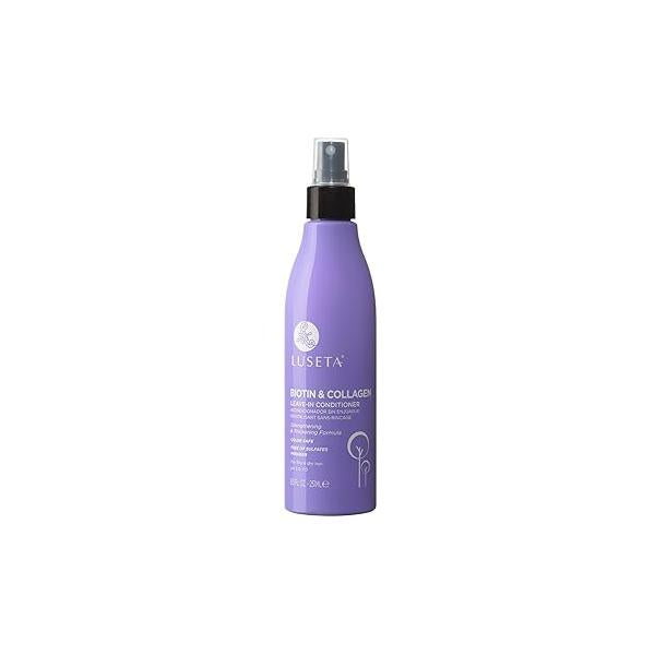 Luseta Biotin Leave in Conditioner for Dry Damaged Hair, Natural Thickening Volume Hair Loss and Thinning,8.5Fl Oz, Detangler Spray Women