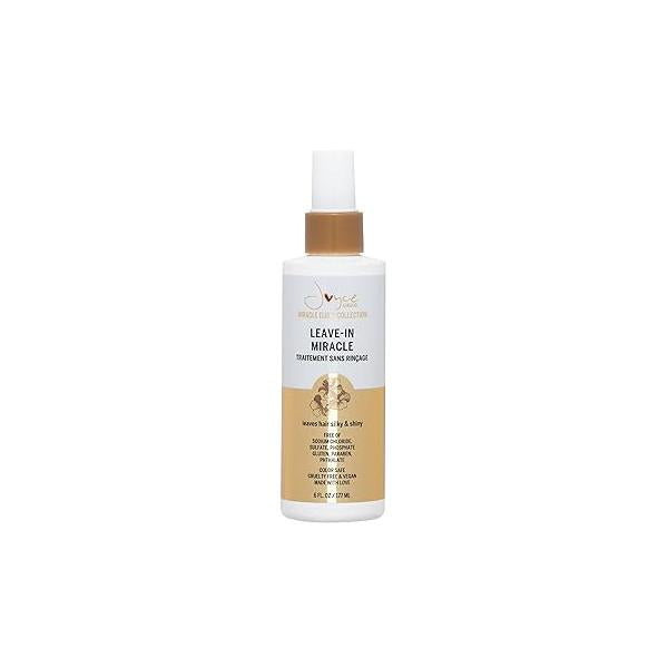 Joyce Giraud Leave-In Miracle Treatment with Pure4 Oils, 6 Oz, Protects from Breakage, Tames Frizz, Adds Shine, Weightless Formula