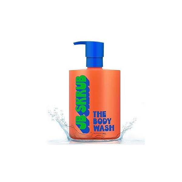 The Body Wash for Kids, Tween & Teen Boys with Foaming Action Natural Citrus Scent - No Harsh Ingredients Conquer Adolescent Funk Confidence 14 Oz.